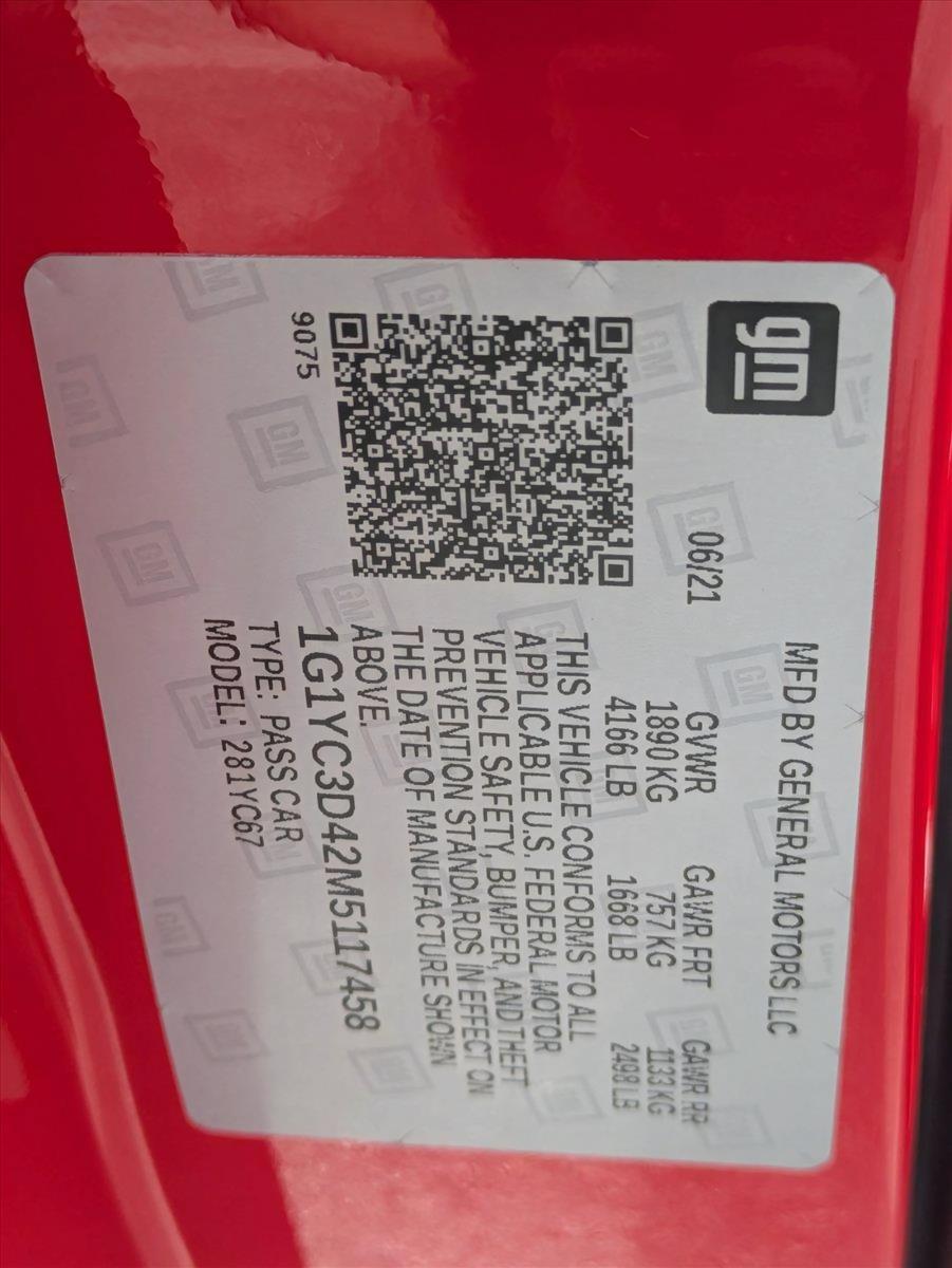 2021 Chevrolet Corvette Stingray Vehicle Photo in GREENACRES, FL 33463-3207