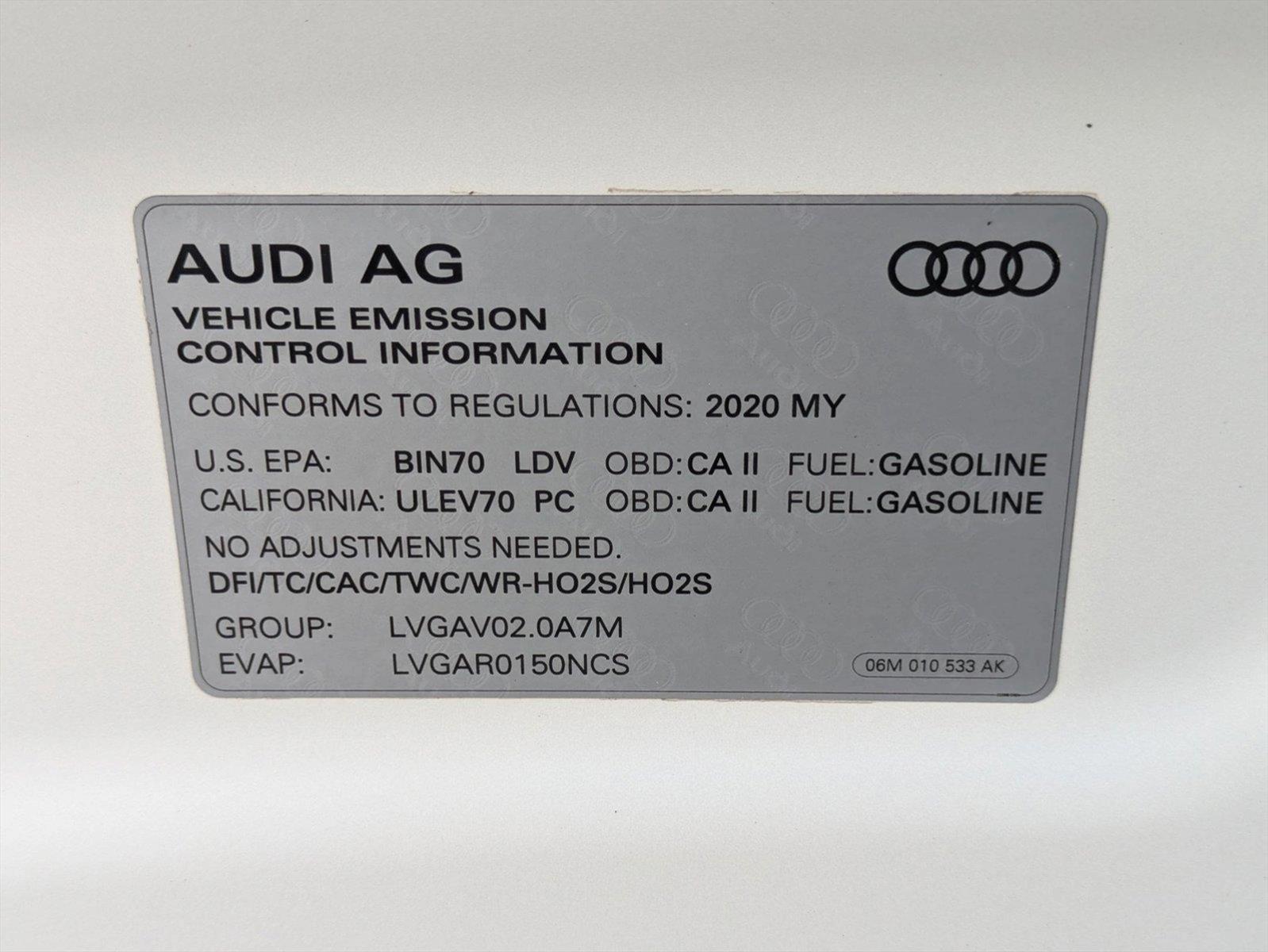 2020 Audi A6 Vehicle Photo in Tustin, CA 92782