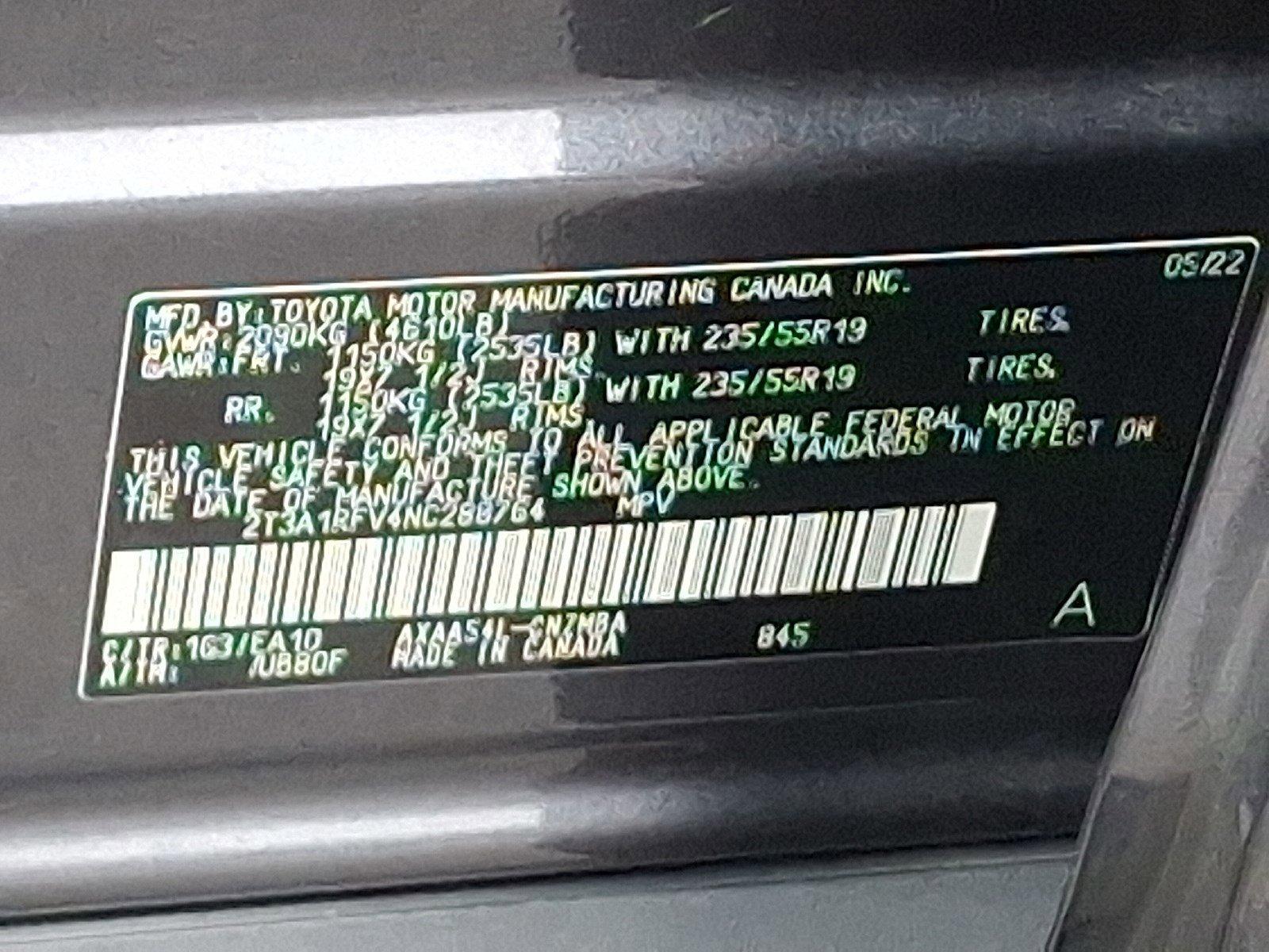 2022 Toyota RAV4 Vehicle Photo in Harrisburg, PA 17111