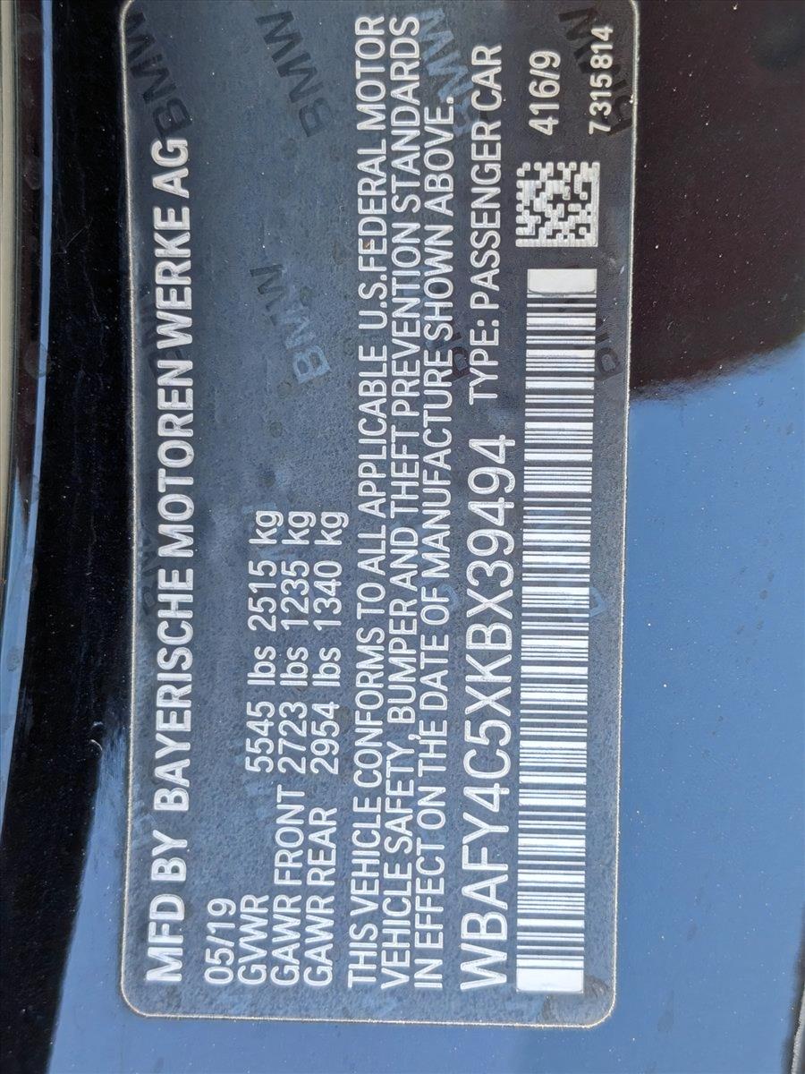 2019 BMW M850i xDrive Vehicle Photo in Wesley Chapel, FL 33544