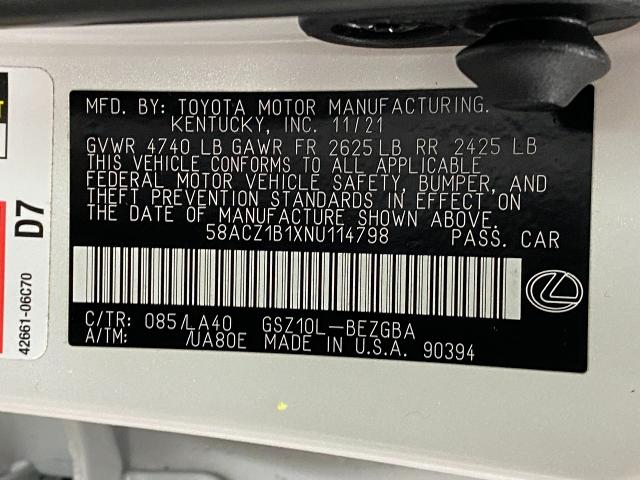 2022 Lexus ES 350 Vehicle Photo in Appleton, WI 54913