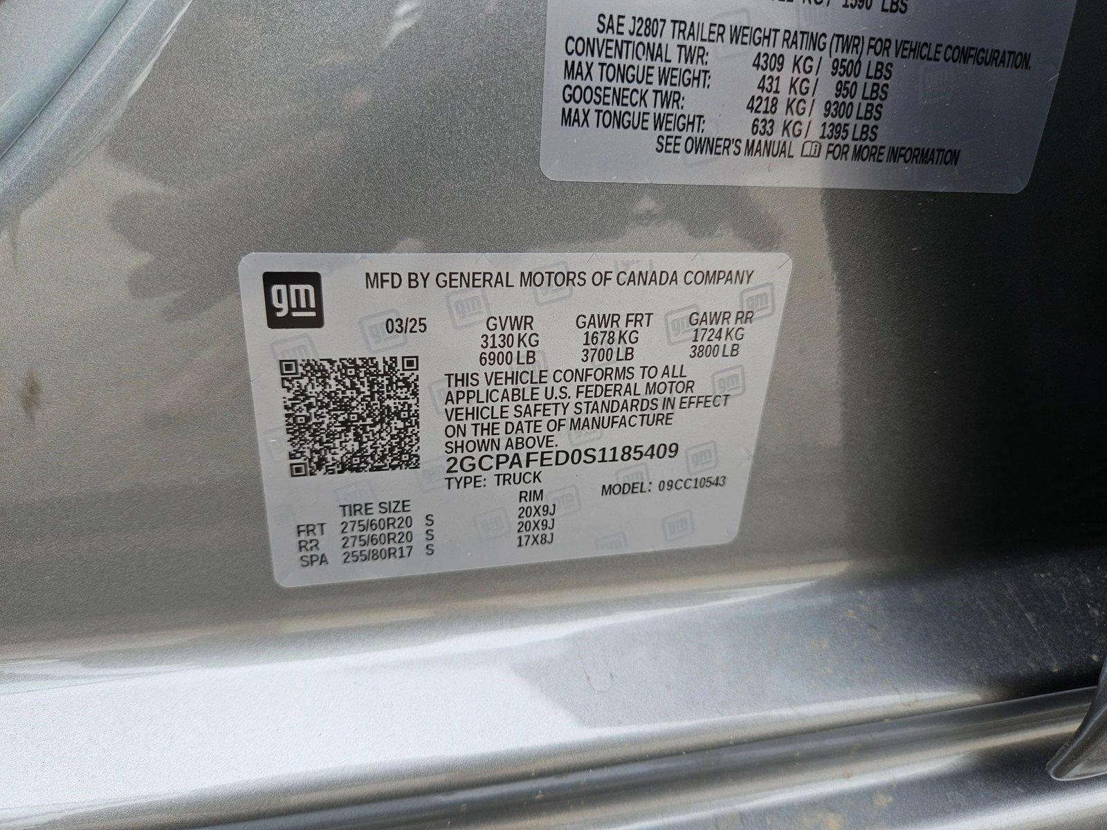 2025 Chevrolet Silverado 1500 Vehicle Photo in AUSTIN, TX 78759-4154