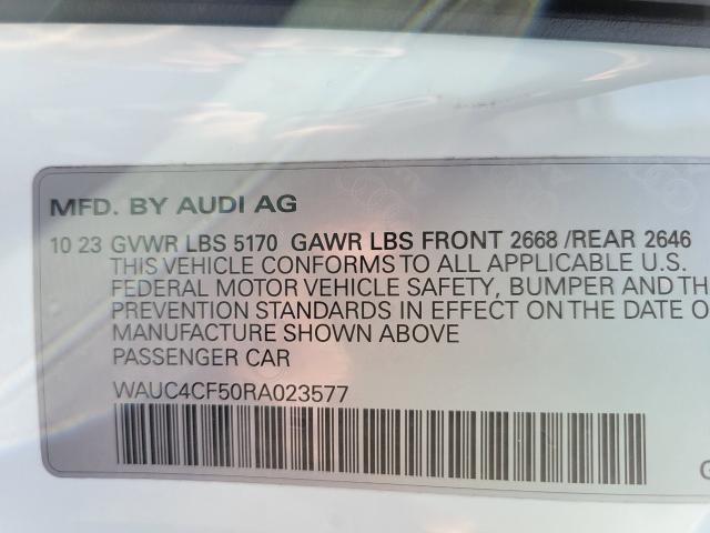 2024 Audi S5 Sportback Vehicle Photo in NEENAH, WI 54956-2243