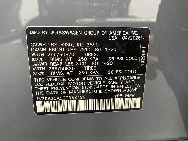 2025 Volkswagen Atlas Vehicle Photo in Appleton, WI 54913