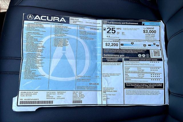 2023 Acura TLX Vehicle Photo in Tulsa, OK 74145