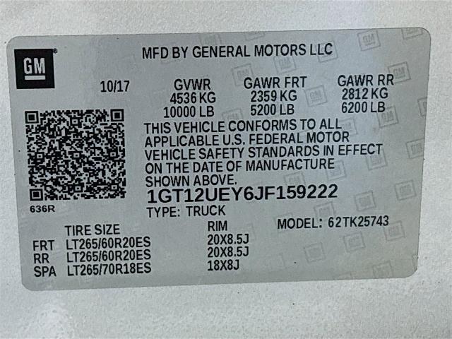 2018 GMC Sierra 2500 HD Vehicle Photo in PUYALLUP, WA 98371-4149