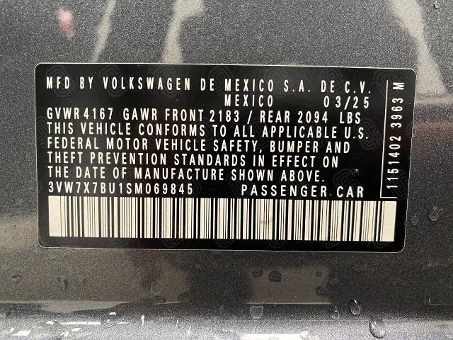 2025 Volkswagen Jetta Vehicle Photo in Appleton, WI 54913