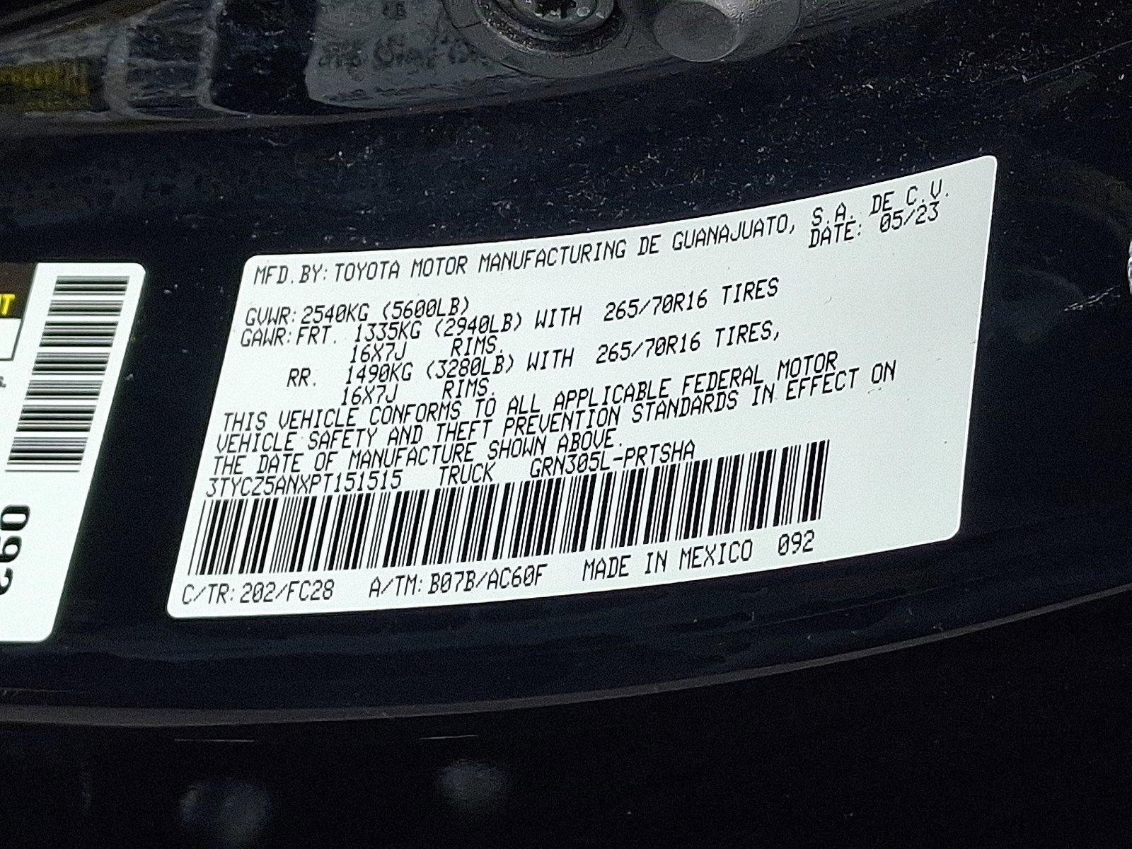 2023 Toyota Tacoma 4WD Vehicle Photo in Harrisburg, PA 17111