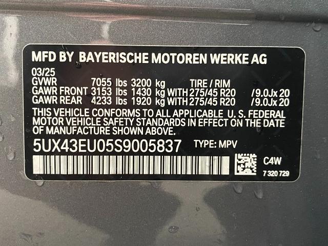 2025 BMW X5 xDrive50e Vehicle Photo in Appleton, WI 54913