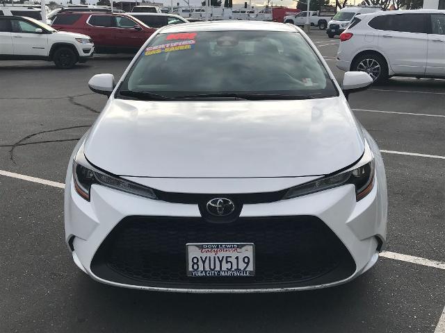 Used 2022 Toyota Corolla LE with VIN 5YFEPMAEXNP296578 for sale in Yuba City, CA