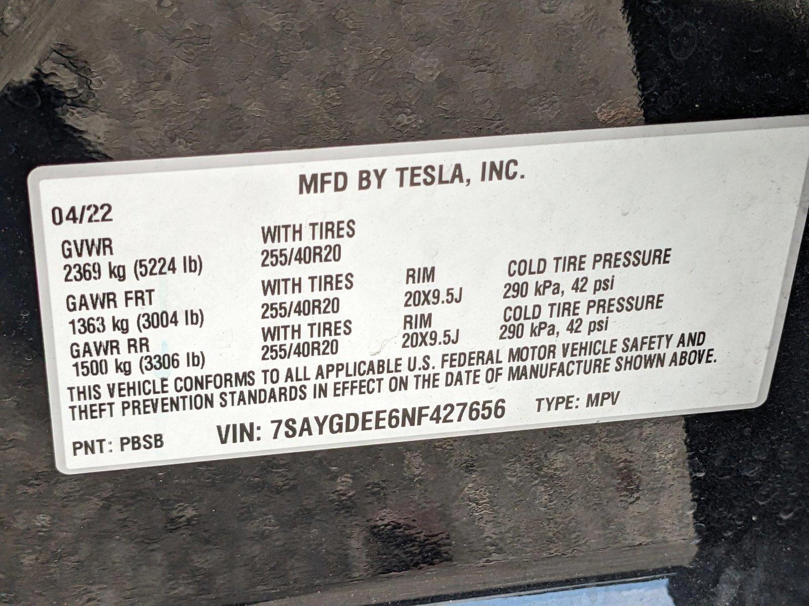 2022 Tesla Model Y Vehicle Photo in GREENACRES, FL 33463-3207