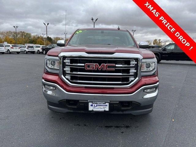 Used 2018 GMC Sierra 1500 SLT with VIN 3GTU2NEC1JG566371 for sale in Princeton, IL