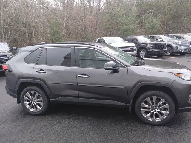 Used 2021 Toyota RAV4 Limited with VIN 2T3N1RFV2MC213688 for sale in RAYNHAM, MA