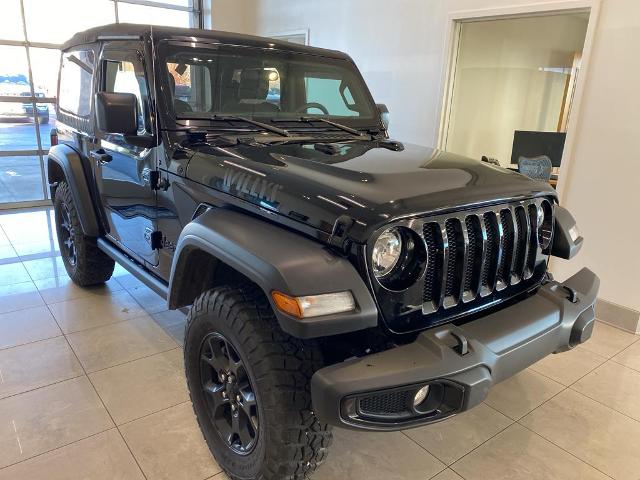 Used 2022 Jeep Wrangler Willys Sport with VIN 1C4HJXAGXNW180581 for sale in Sparta, IL