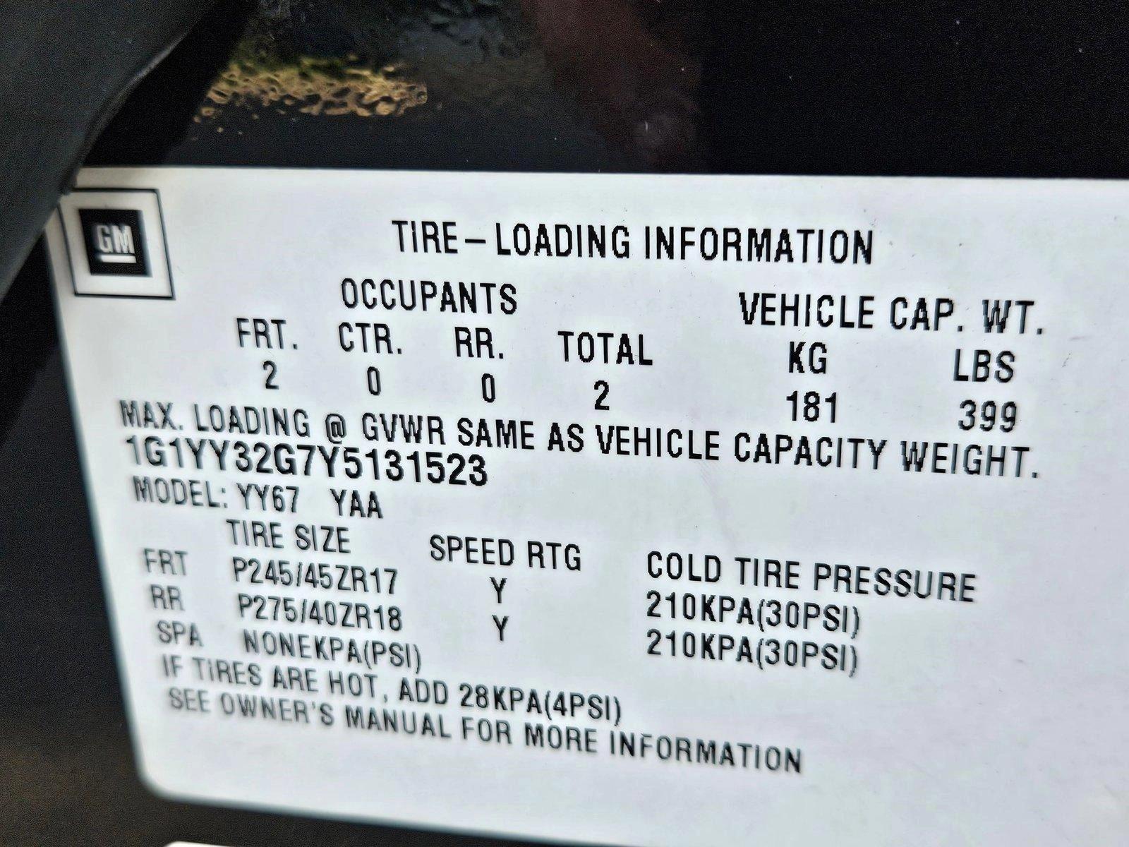 2000 Chevrolet Corvette Vehicle Photo in Clearwater, FL 33764