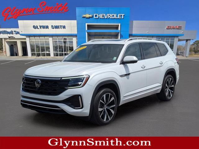 Opal White Pearl 2024 Volkswagen Atlas SEL Premium R-Line 4Motion AWD SUV / Crossover All-Wheel Drive 8-Speed Automatic