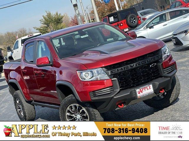 Used 2021 Chevrolet Colorado ZR2 with VIN 1GCGTEENXM1109296 for sale in Tinley Park, IL