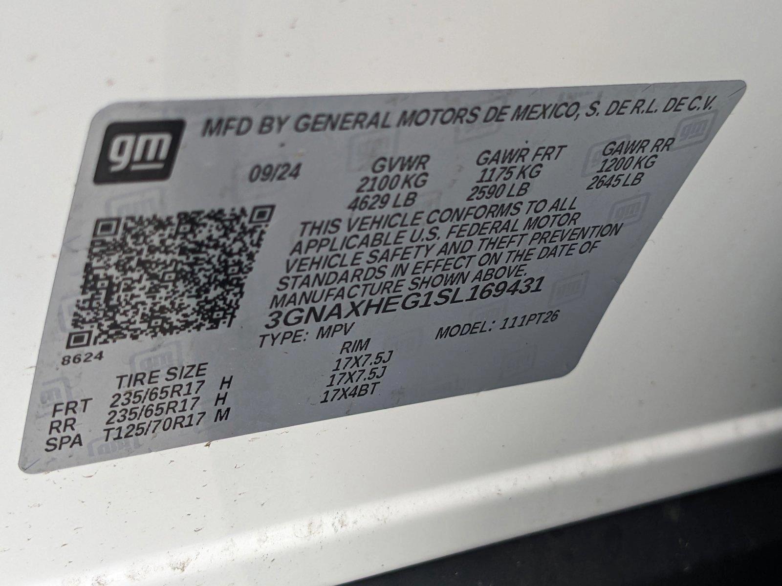 2025 Chevrolet Equinox Vehicle Photo in MIAMI, FL 33172-3015