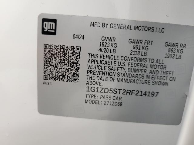 2024 Chevrolet Malibu Vehicle Photo in APPLETON, WI 54914-4656