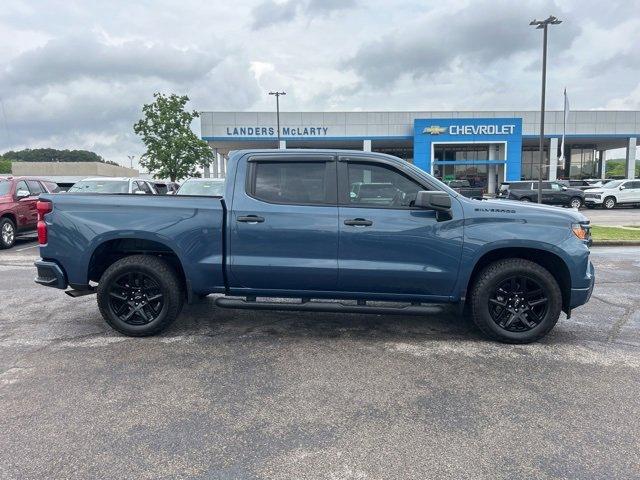 Certified 2024 Chevrolet Silverado 1500 Custom with VIN 1GCPABEK3RZ245451 for sale in Huntsville, AL