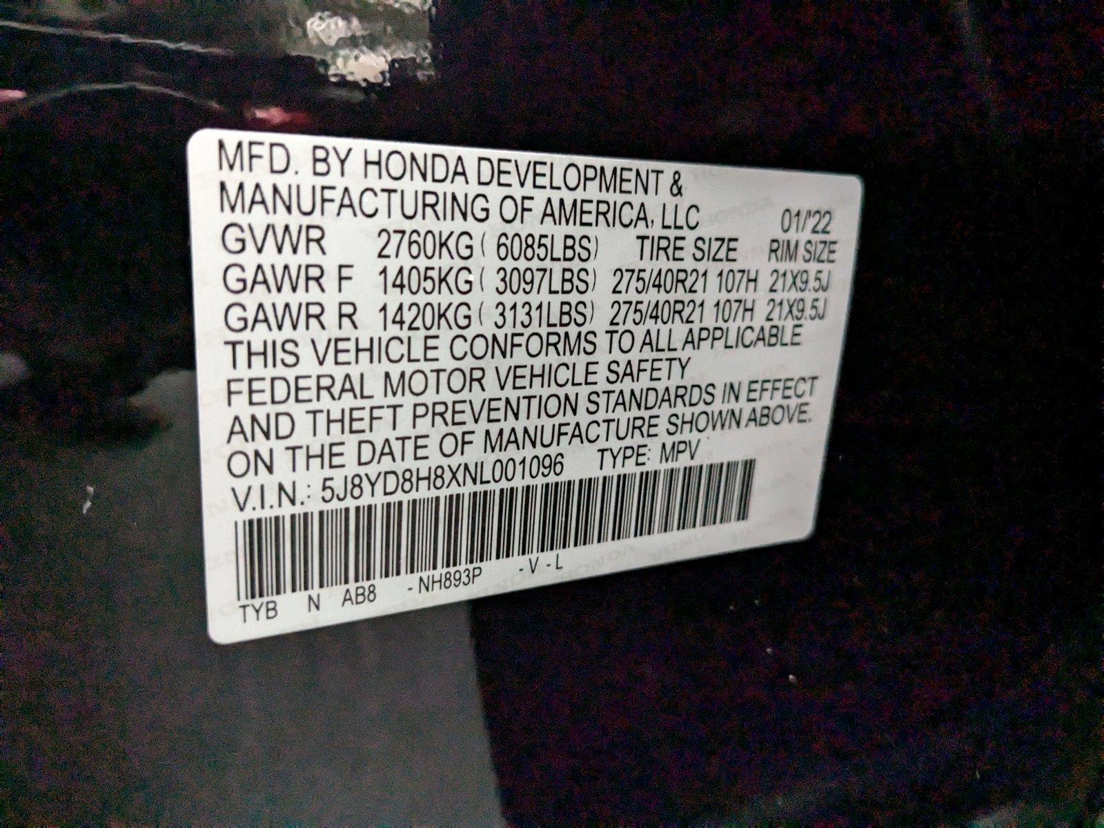 2022 Acura MDX Vehicle Photo in Sanford, FL 32771