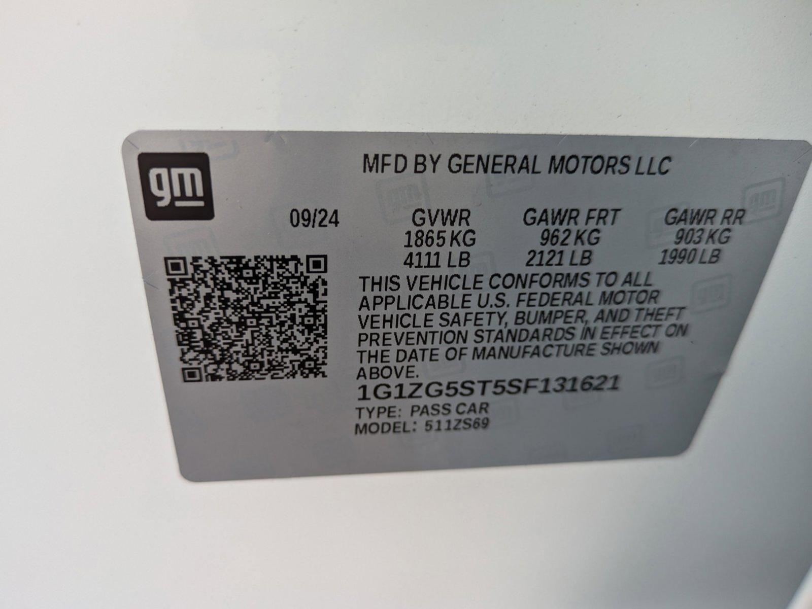 2025 Chevrolet Malibu Vehicle Photo in CORPUS CHRISTI, TX 78416-1100