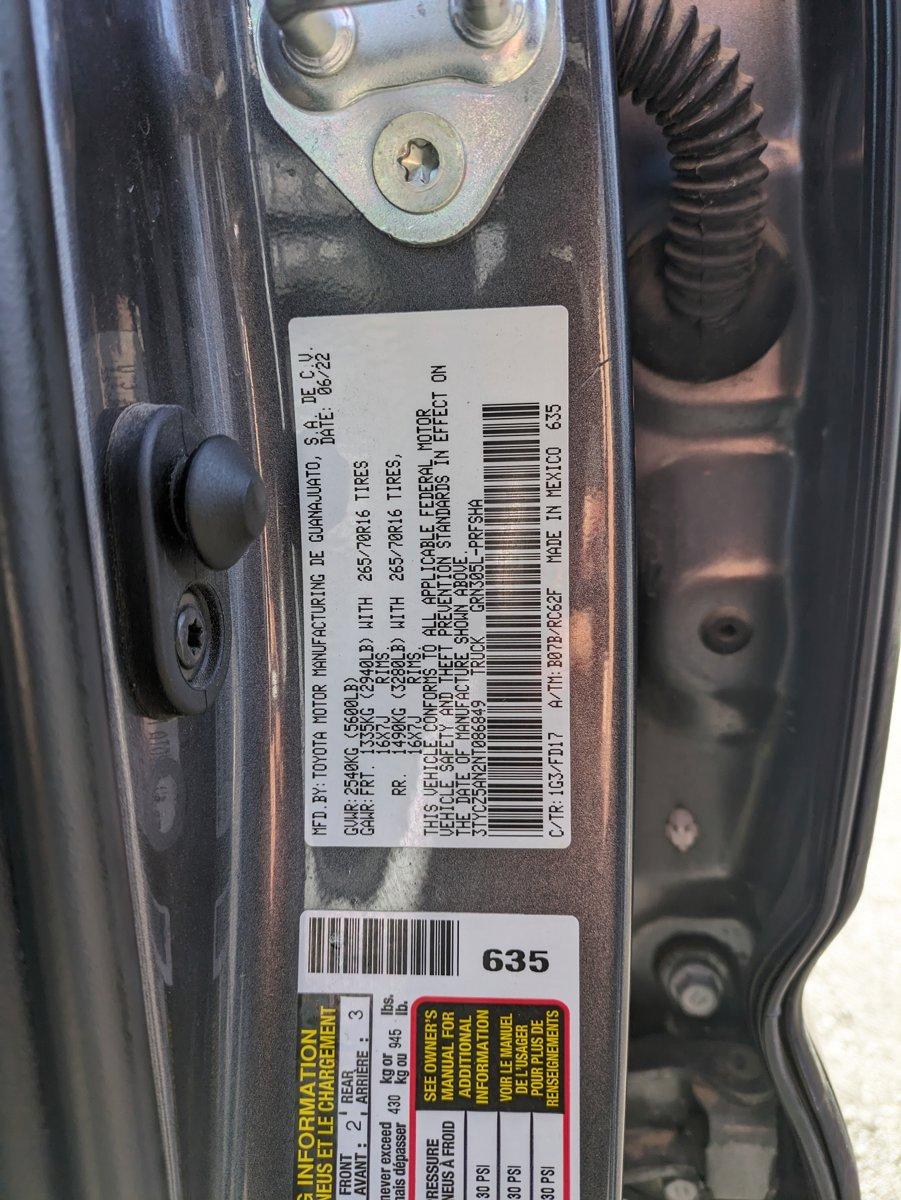 2022 Toyota Tacoma 4WD Vehicle Photo in Las Vegas, NV 89149