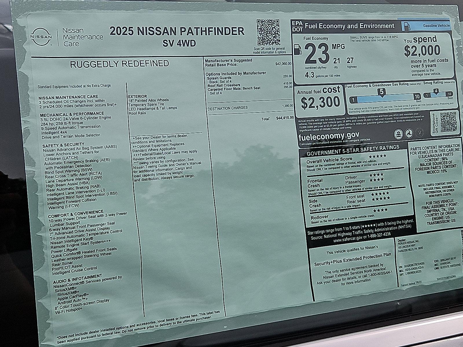2025 Nissan Pathfinder Vehicle Photo in Jenkintown, PA 19046