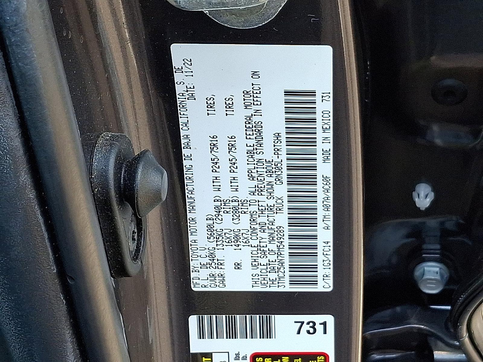 2023 Toyota Tacoma 4WD Vehicle Photo in Trevose, PA 19053