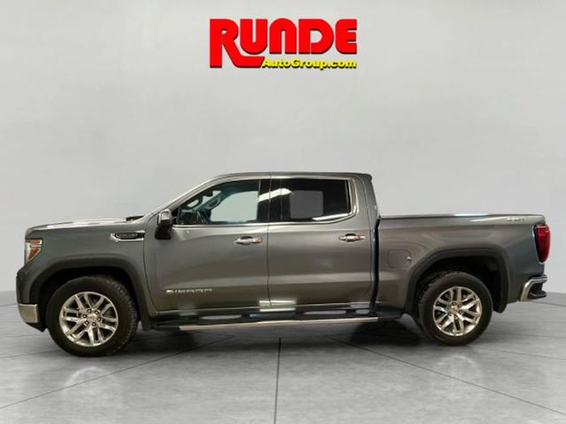 Certified 2021 GMC Sierra 1500 SLT with VIN 3GTU9DED4MG414944 for sale in Platteville, WI