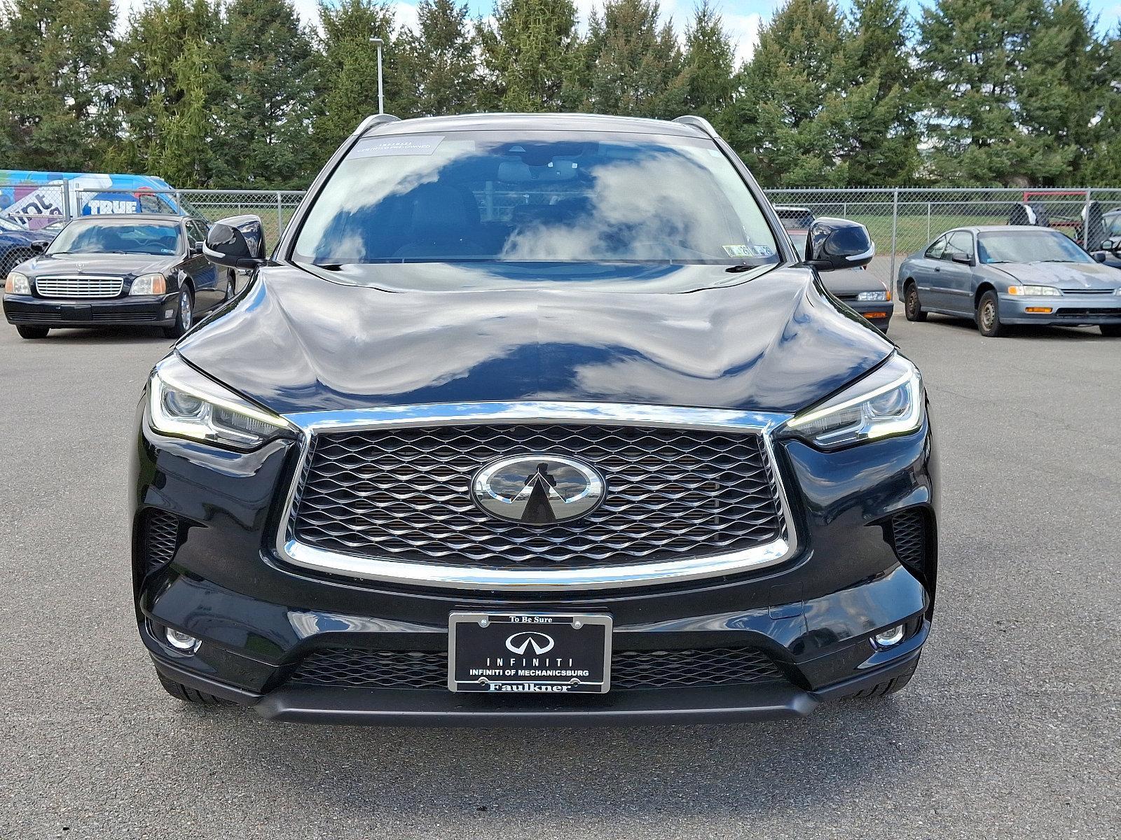 Used 2022 INFINITI QX50 Luxe with VIN 3PCAJ5BB5NF107213 for sale in Mechanicsburg, PA