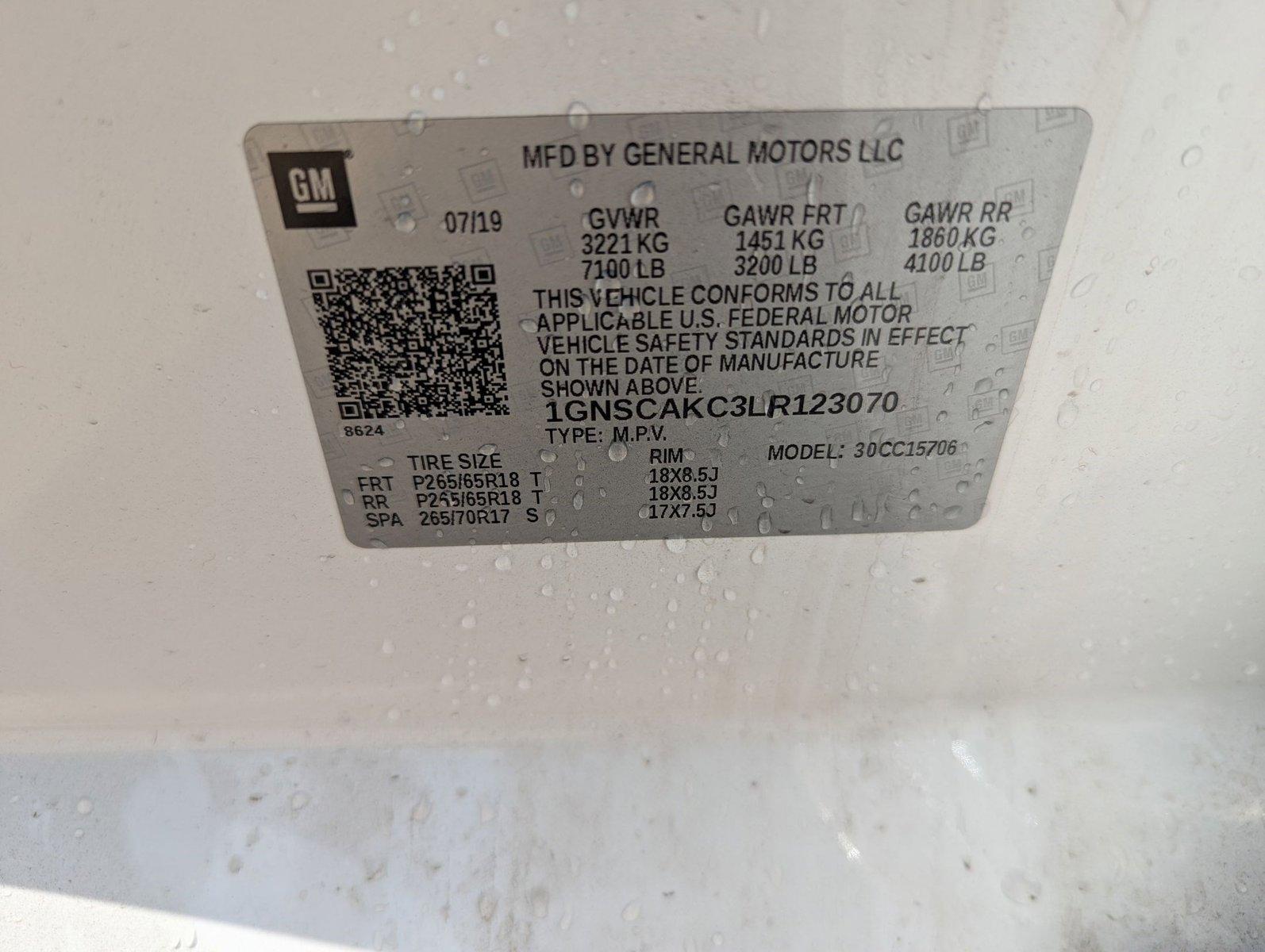 2020 Chevrolet Tahoe Vehicle Photo in CORPUS CHRISTI, TX 78412-4902
