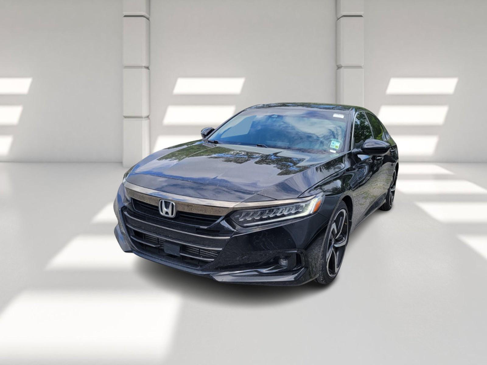 Crystal Black Pearl 2022 Honda Accord Sport FWD Sedan Front-Wheel Drive
