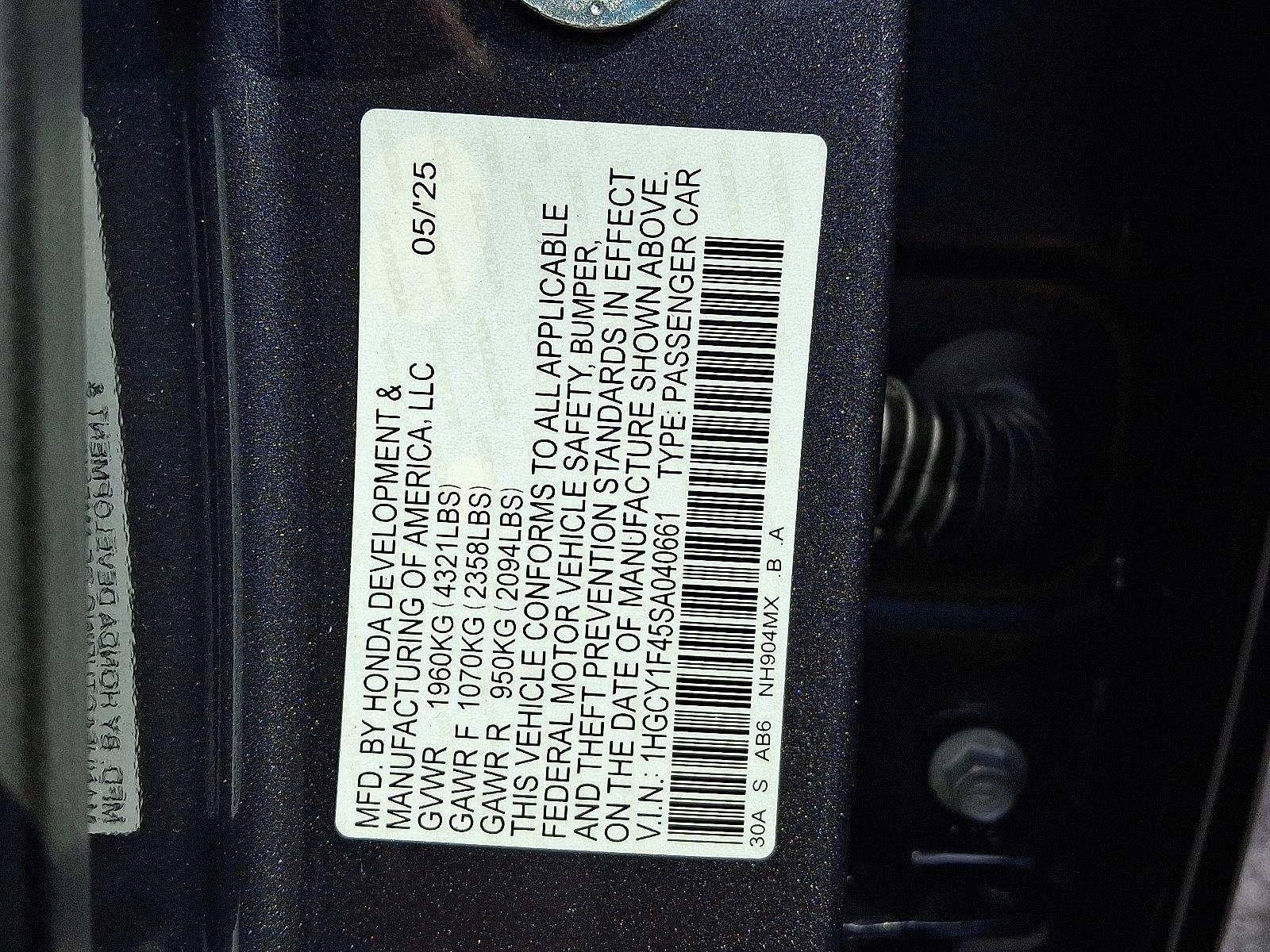 2025 Honda Accord Sedan Vehicle Photo in Harrisburg, PA 17111