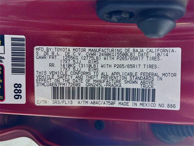 2015 Toyota Tacoma Vehicle Photo in PUYALLUP, WA 98371-4149