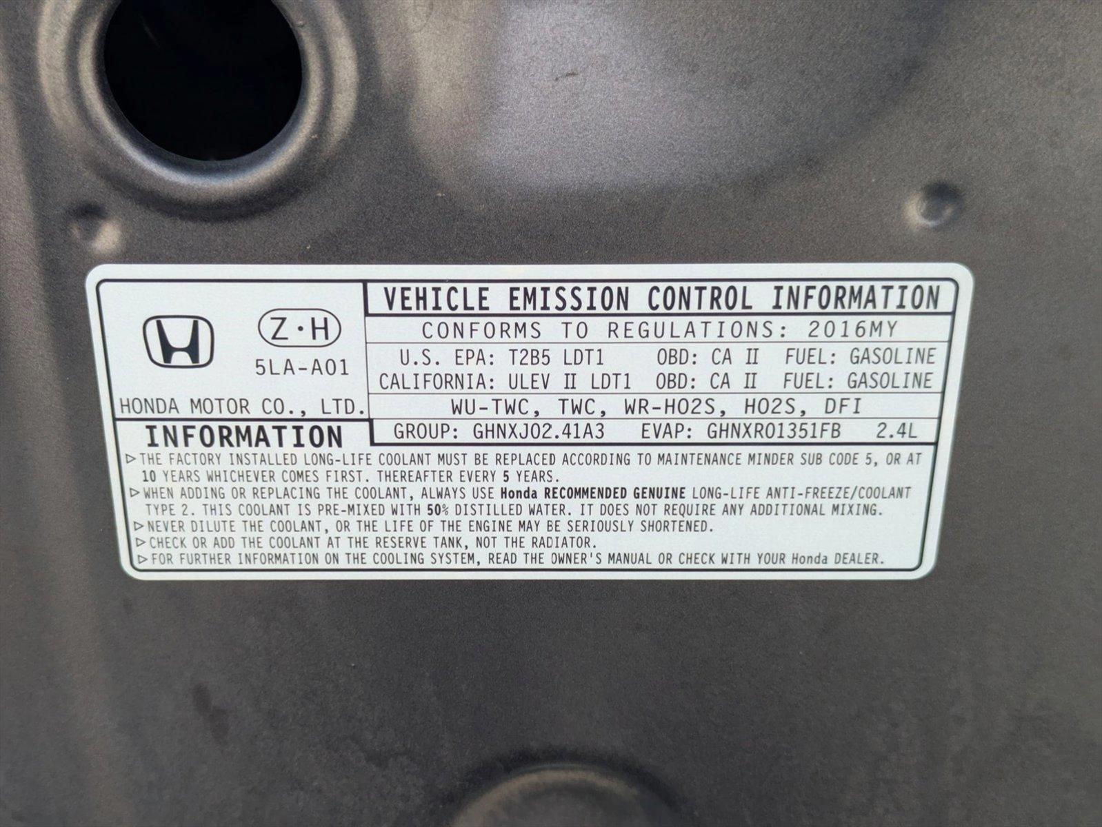 2016 Honda CR-V Vehicle Photo in Tustin, CA 92782
