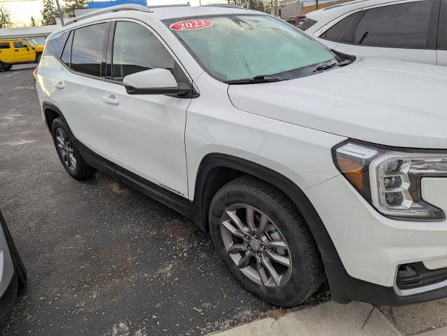 Used 2023 GMC Terrain SLT with VIN 3GKALVEG8PL200172 for sale in Rose City, MI