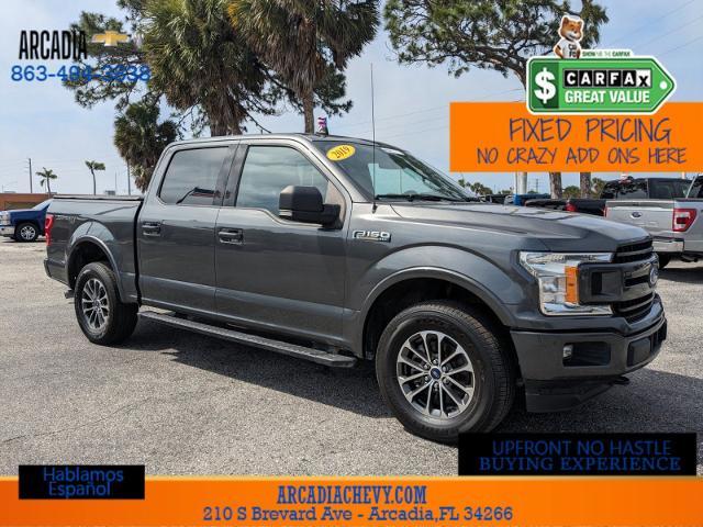 Used 2019 Ford F-150 XLT with VIN 1FTEW1EPXKFB45465 for sale in Arcadia, FL