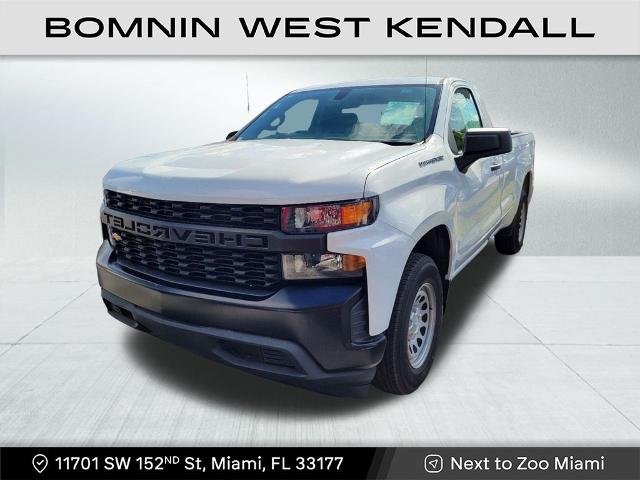 Used 2021 Chevrolet Silverado 1500 Work Truck with VIN 3GCNWAEHXMG164740 for sale in Miami, FL