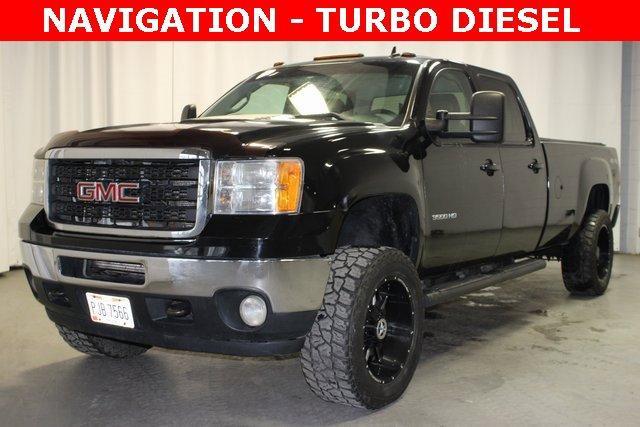 Used 2011 GMC Sierra 3500 SLT with VIN 1GT424C8XBF106458 for sale in Orrville, OH