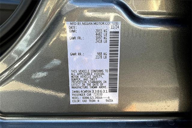 2025 Nissan Altima Vehicle Photo in Tulsa, OK 74129