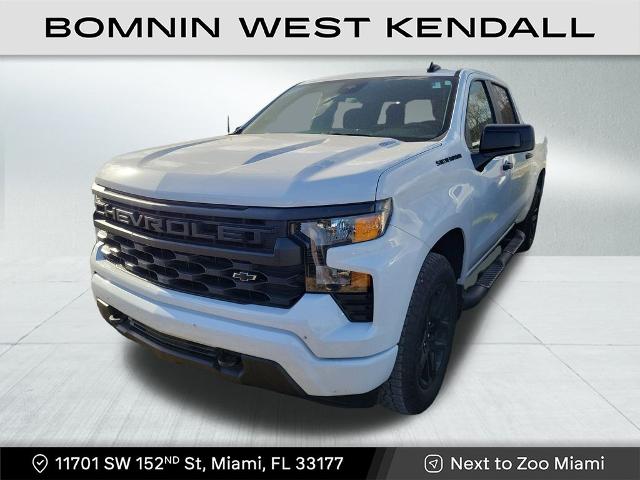 Used 2024 Chevrolet Silverado 1500 Custom with VIN 1GCPABEK4RZ321176 for sale in Miami, FL