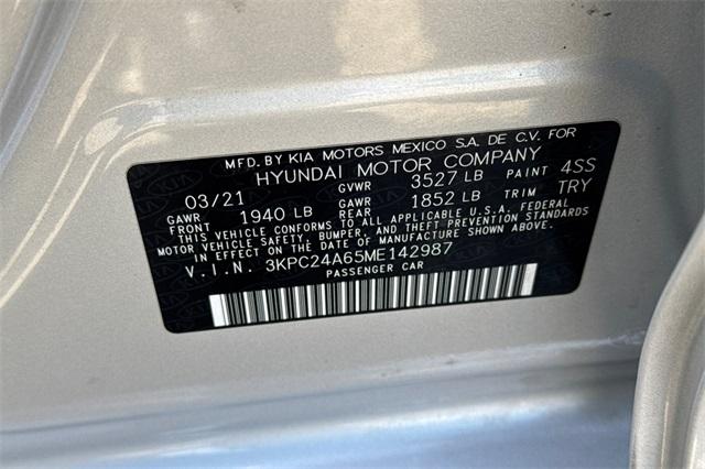 2021 Hyundai Accent Vehicle Photo in ELK GROVE, CA 95757-8703