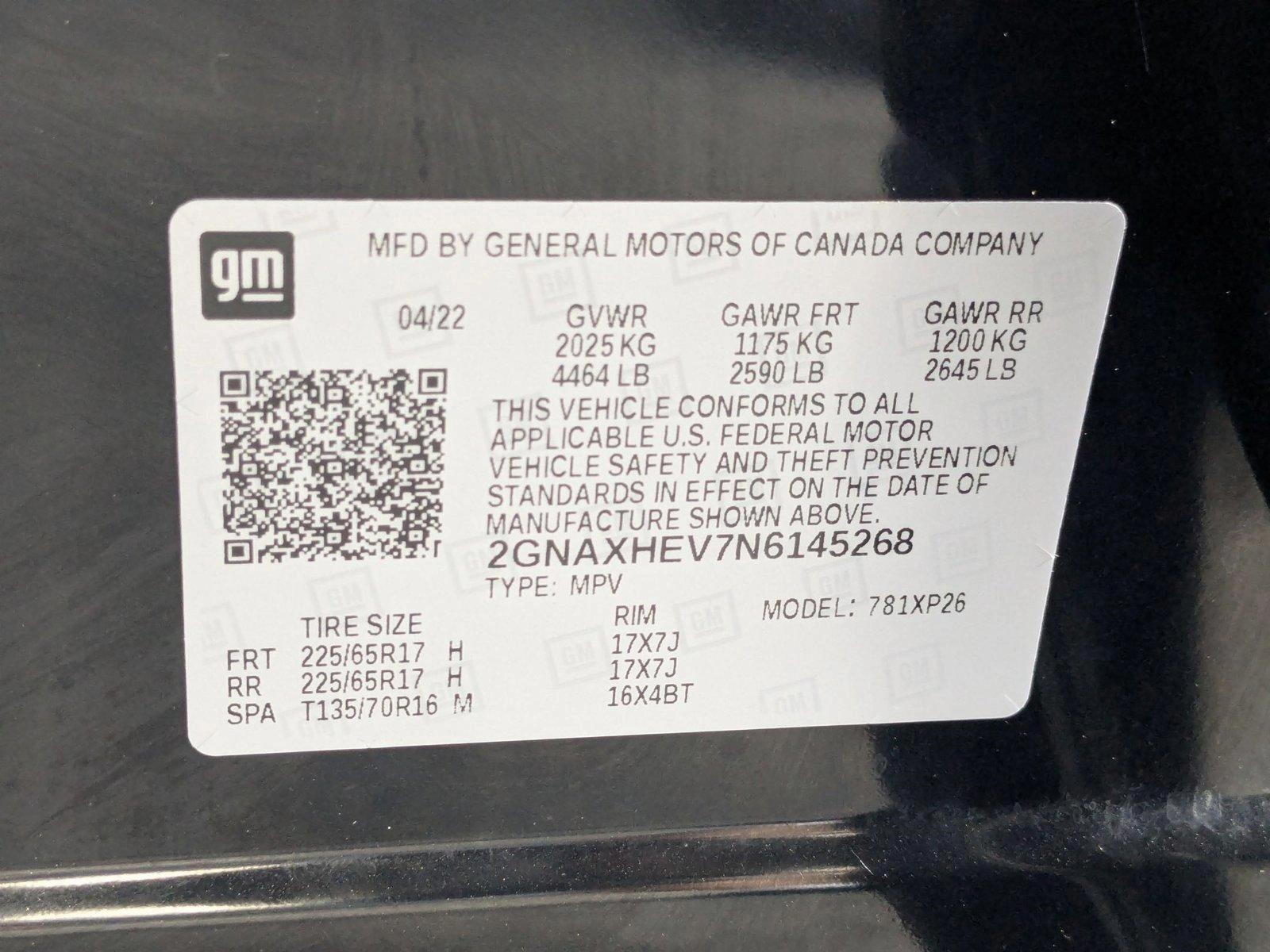2022 Chevrolet Equinox Vehicle Photo in VALENCIA, CA 91355-1705
