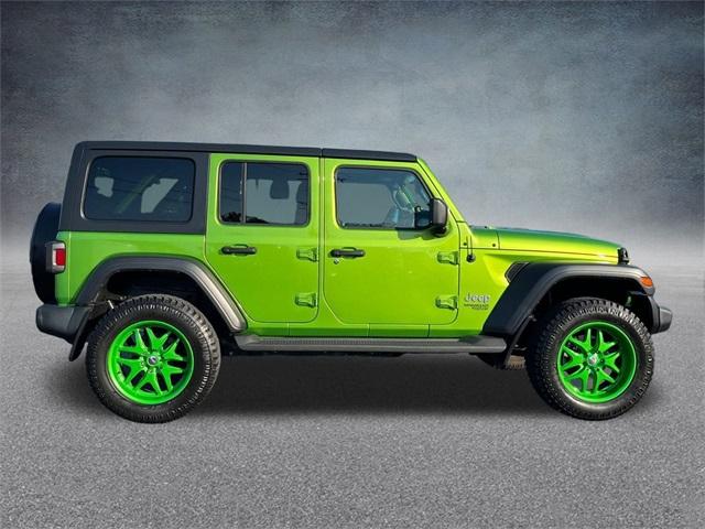 Used 2020 Jeep Wrangler Unlimited Sport with VIN 1C4HJXDG7LW105619 for sale in Fox Lake, IL