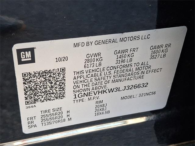 2020 Chevrolet Traverse Vehicle Photo in BERLIN, MD 21811-1121