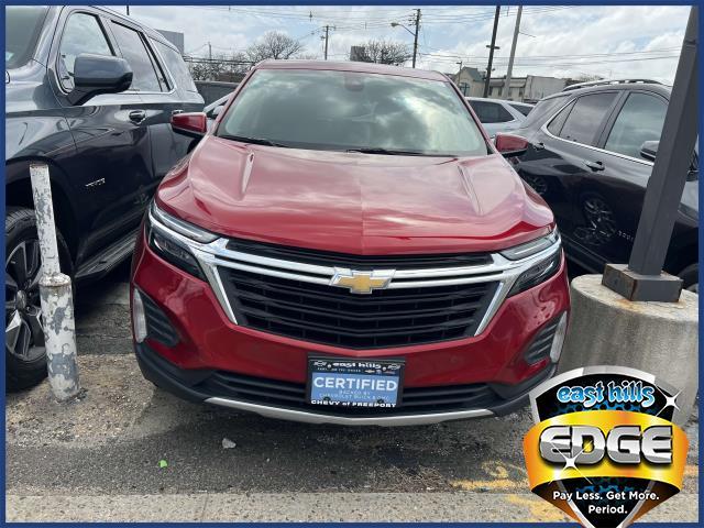 Certified 2022 Chevrolet Equinox LT with VIN 3GNAXUEV3NL185111 for sale in Freeport, NY
