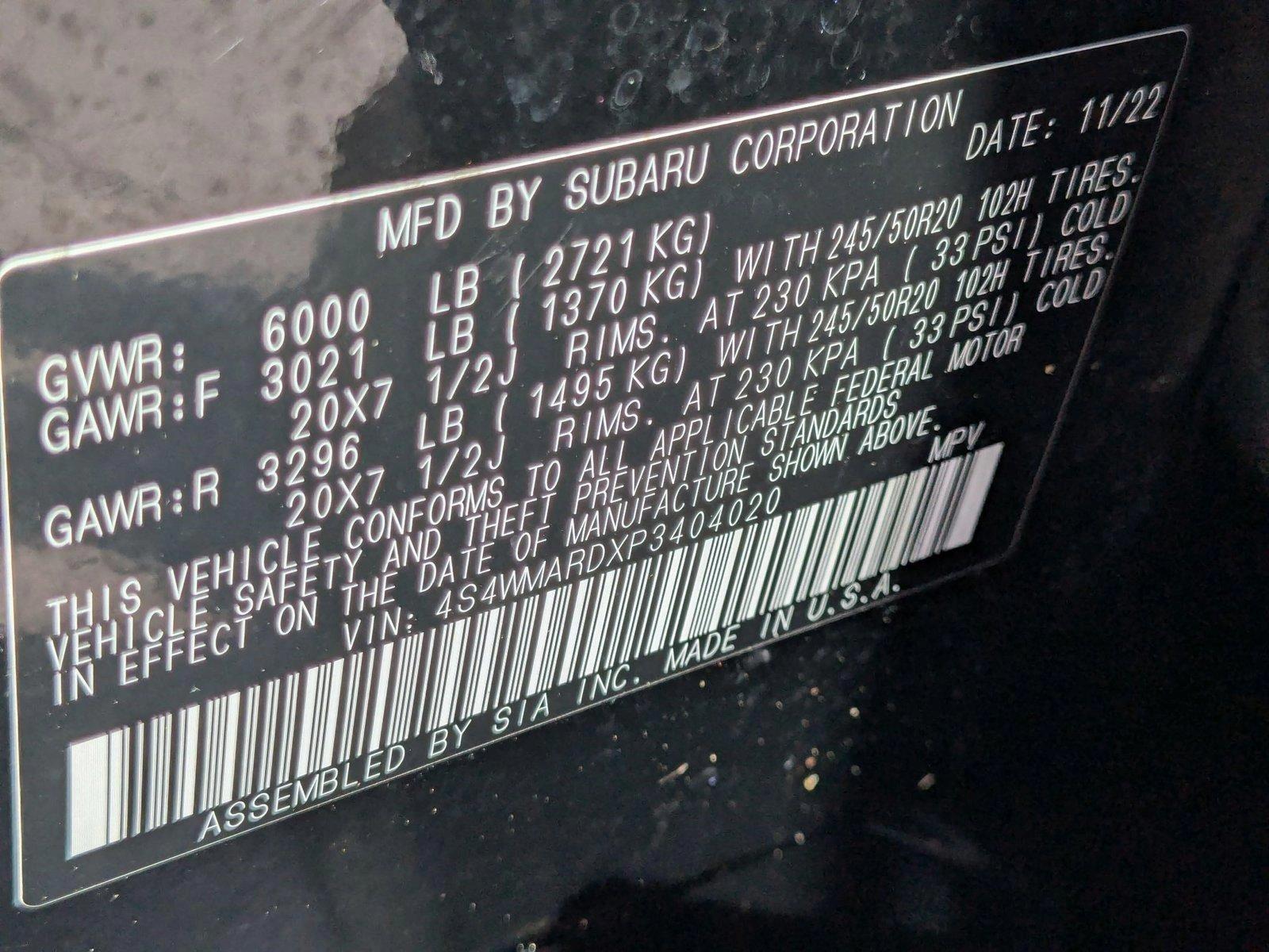 2023 Subaru Ascent Vehicle Photo in Spokane Valley, WA 99206