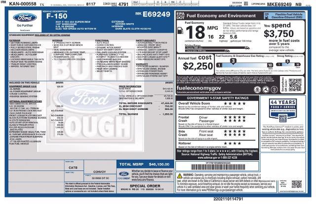 2021 Ford F-150 Vehicle Photo in Weatherford, TX 76087
