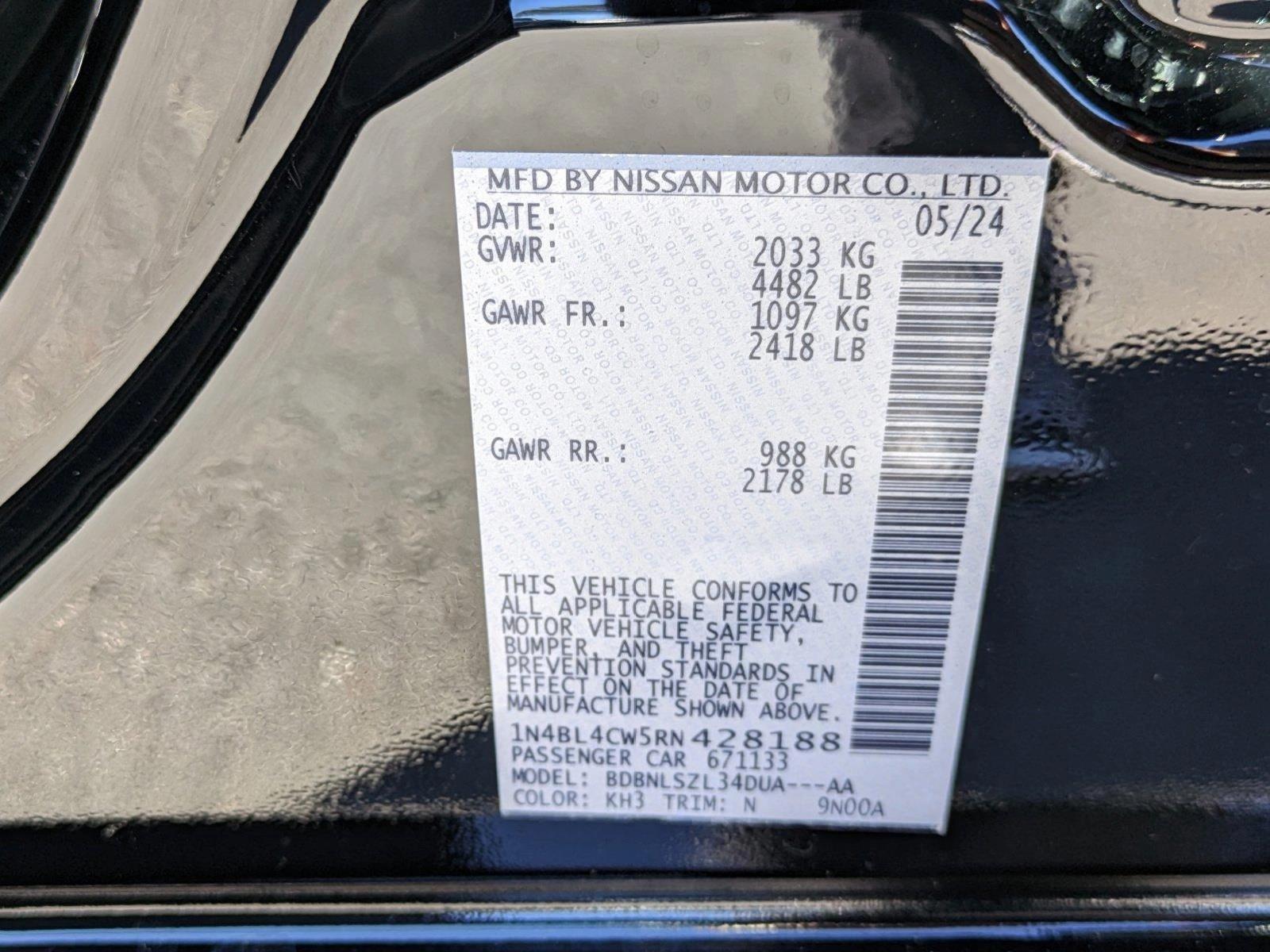 2024 Nissan Altima Vehicle Photo in Jacksonville, FL 32244